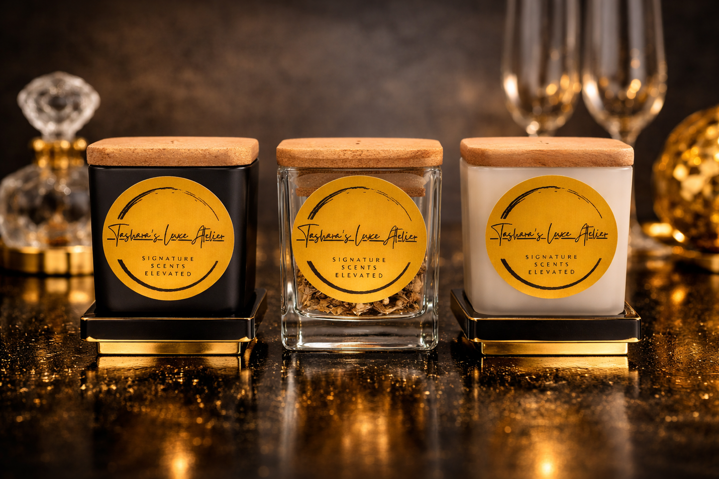 Jars with Bamboo Lids